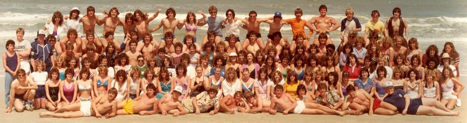 When we were young.... Fermi Class Trip to Daytona Beach Florida